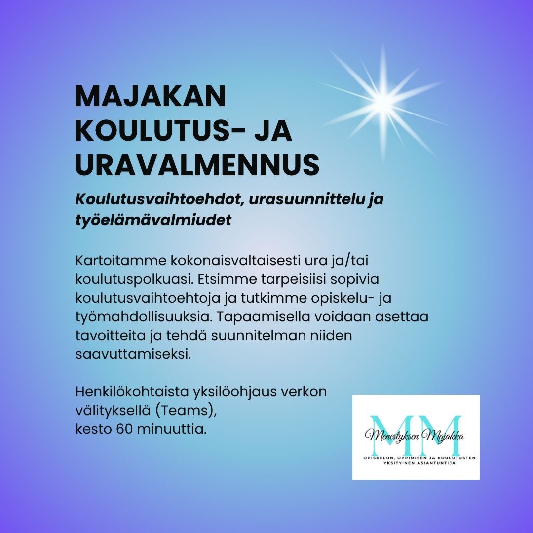 Majakan koulutus- ja uravalmennus